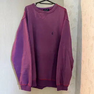nautica 구제 의류 맨투맨 보라색 XL 사이즈