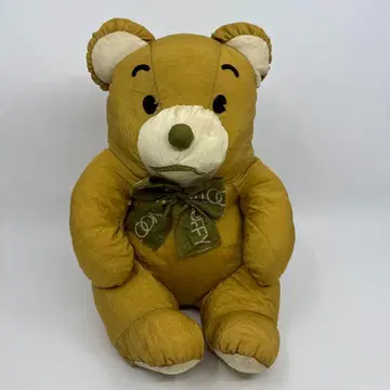 봉제 인형 세키구치 쇼와 레트로 플러피 벌룬 레어 곰 곰 리본