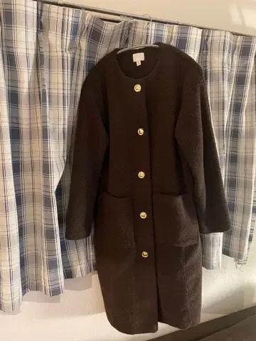 다크 브라운 미들 코트