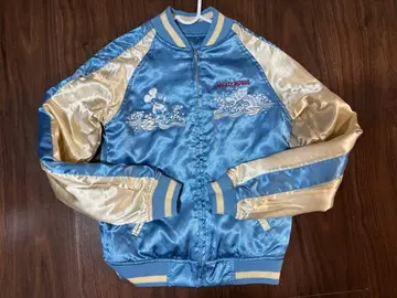 미키 디즈니 총 자수 스카잔