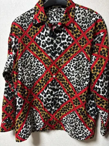 COOTIE PRODUCTIONS 레오파드 무늬 셔츠 M