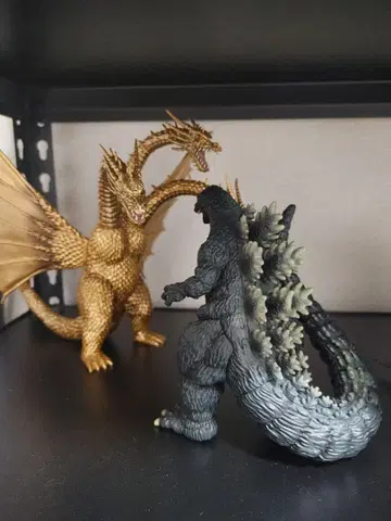 데아고스티니 도호 괴수 컬렉션 킹 기드라 1991 모바일 스탠드