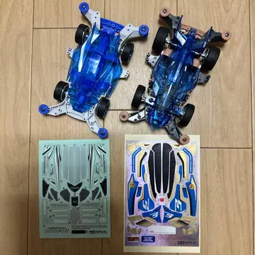 미니 사륜구동 데크로스01 슈팅 프라우드 스타 클리어 블루 세트