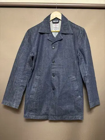 DANIA JAPAN 쿠라시키 데님 세미 롱 코트