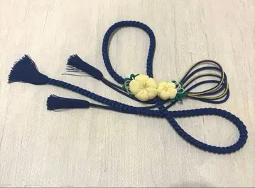 후리소데 파랑 허리띠 성인식