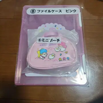 산리오 키키라라 당첨 복권 리틀트윈스타 미니 파우치 파일 케이스