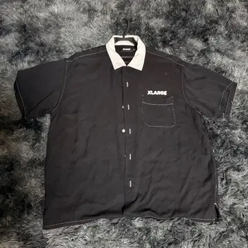 XLARGE 블랙 반팔 셔츠 M 사이즈