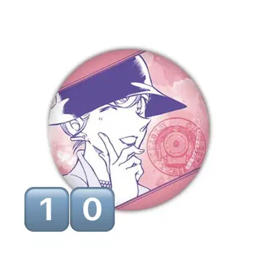 명탐정 코난 공식 앱 캔뱃지 미스터리 트레인 이하연(쿠도 유키코) 10점