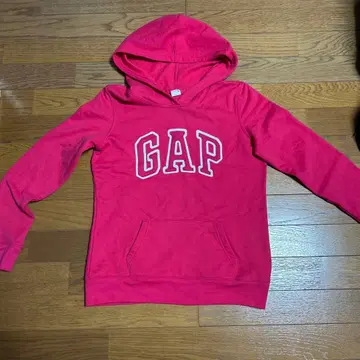 GAP 핑크 후드 부착 후드티 XXS
