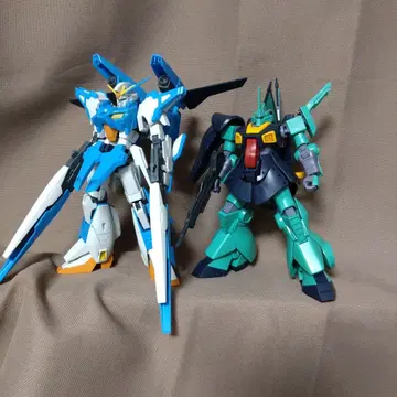 HG 건담 프라모델 2체 세트 (정크)