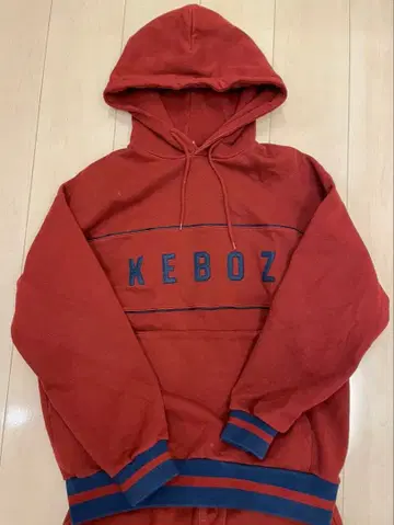 KEBOZ 크림슨 헤비 웨이트 후드티 셋업 s