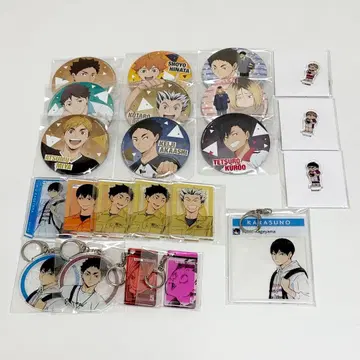 하이큐!! 캔뱃지 아크릴 키링 아크릴 스탠드 묶음 판매