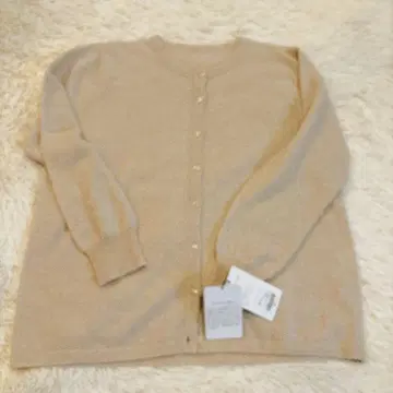 캐시미어 100% 베이지 가디건 LL 사이즈