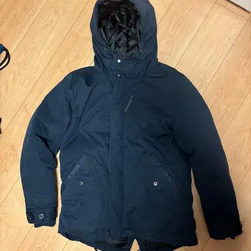 URBAN RESEARCH 후드 부착 다운 자켓 L 네이비