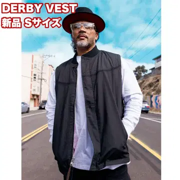 새상품 더비 오브 샌프란시스코 짧은 기장 S 블랙 골드 베스트