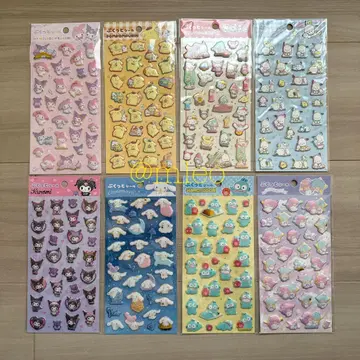 [ 새상품 ] 산리오 씰 전8종 세트 컴프