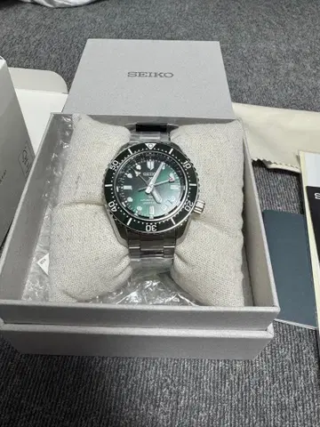 SEIKO PROSPEX sbej009 자동 와인딩 시계 그린 컬러