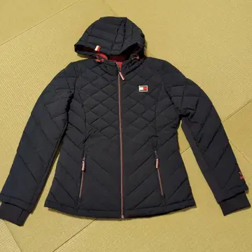 TOMMY HILFIGER 타미힐피거 퀼팅 자켓 네이비 컬러