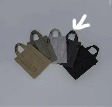 LOHEN 나일론 2way 토트백 차콜 그레이 새상품