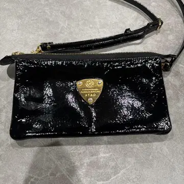 ATAO 아타오 숄더백 지갑 부부 에나멜 블랙