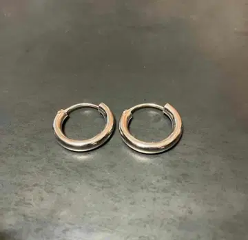 SILVER925 심플 후프 귀걸이 / 실버 / 귀걸이