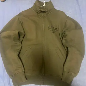 U.S.A.F. 올리브색 밀리터리 자켓 AVIREX