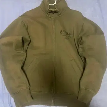 U.S.A.F. 올리브색 밀리터리 자켓 AVIREX