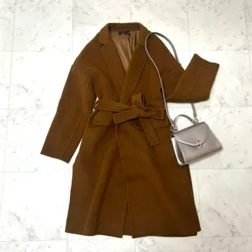 새상품급 스터링 루어 테일러 리버 코트 카멜 사이즈 1 벨트 포함