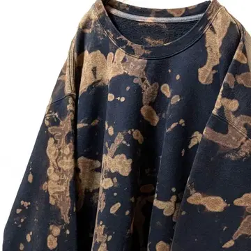 블리치 올 패턴 맨투맨 트레이닝복 블랙 L 구제 의류