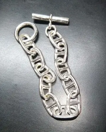 실버 체인 링크 팔찌