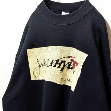 프룻 오브 더 룸 지킬&하이드 맨투맨 트레이닝복 블랙 XL 구제 의류