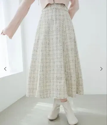 MAJESTIC LEGON 트위드 롱 스커트