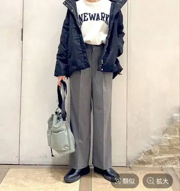 라이트 웜 발수 후드 블루종