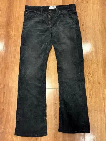 리 3618 일본제 코듀로이 팬츠 블랙 W31