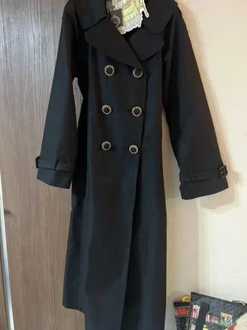 새상품 yukiemon 유키에몽 리본 선물 코트 택 포함 쿠리보