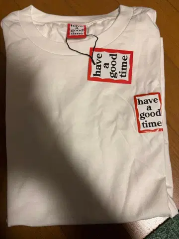 have a good time 화이트 T셔츠