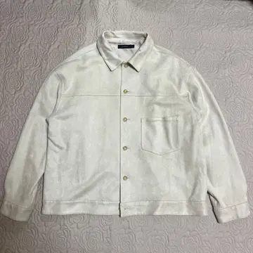 [ RAGEBLUE ] 셔츠 자켓 블루종 아우터 화이트 구제 의류