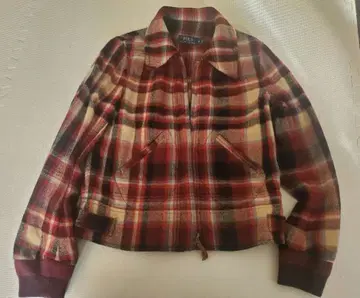 폴로 랄프로렌 폴로 체크 무늬 울 자켓