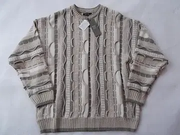 새상품 Beno 3D 니트 스웨터 남성용 M