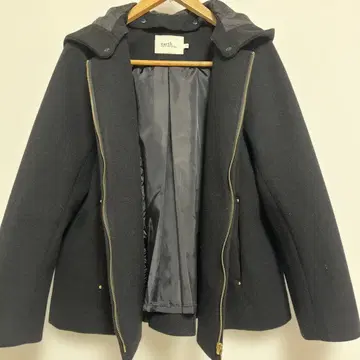 earth 자켓 코트 블랙