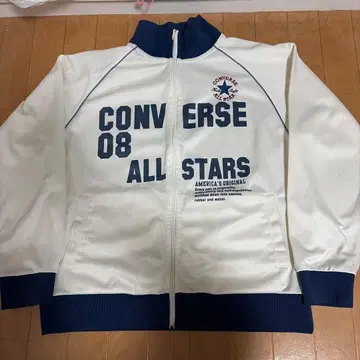CONVERSE ALL STARS 저지 L 사이즈 화이트/네이비