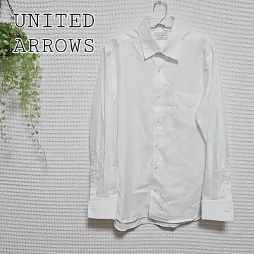 UNITED ARROWS 화이트 긴팔 셔츠