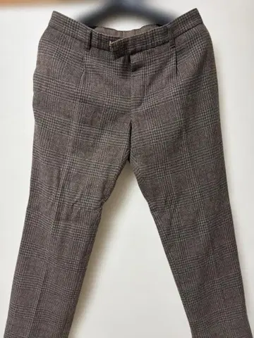 sacai 12AW 사이드 라인 글렌체크 울 팬츠