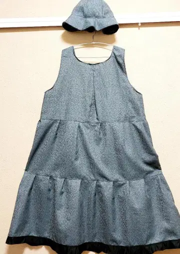 [ 기모노 리메이크 ] 모 90% 레이온 10% 루즈핏 오버롤 스커트