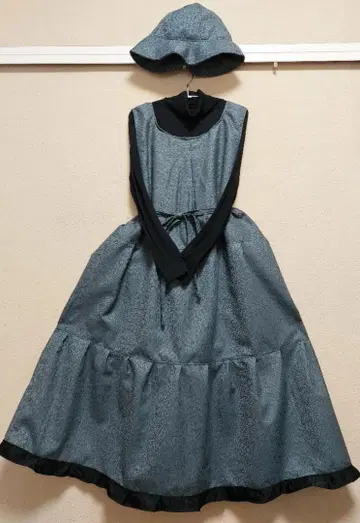 [ 기모노 리메이크 ] 모 90% 레이온 10% 루즈핏 오버롤 스커트