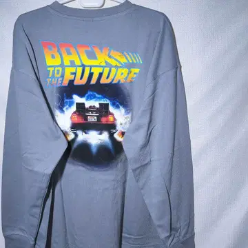 새상품 롱티 XL 백투더퓨처 델로리안 영화 피그먼트 긴팔
