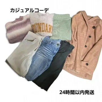 여성용 겨울 상품 묶음 판매 니트, 데님, 아우터 포함