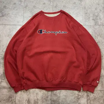 00s Champion 자수 로고 맨투맨 트레이닝복 XL