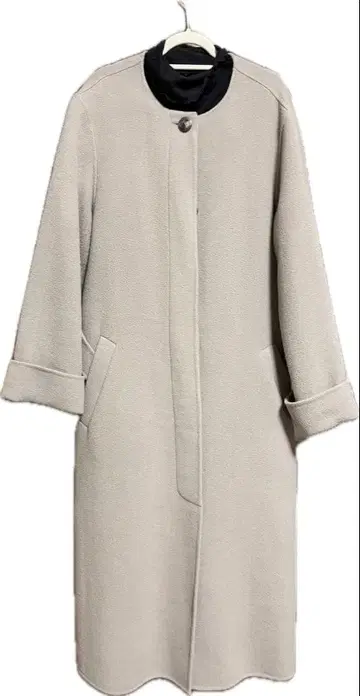 새상품급 SNIDEL 베이지 롱 코트 리본