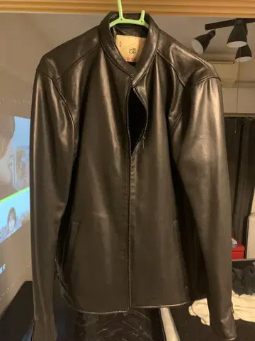 nano universe 싱글 가죽 자켓 LB04